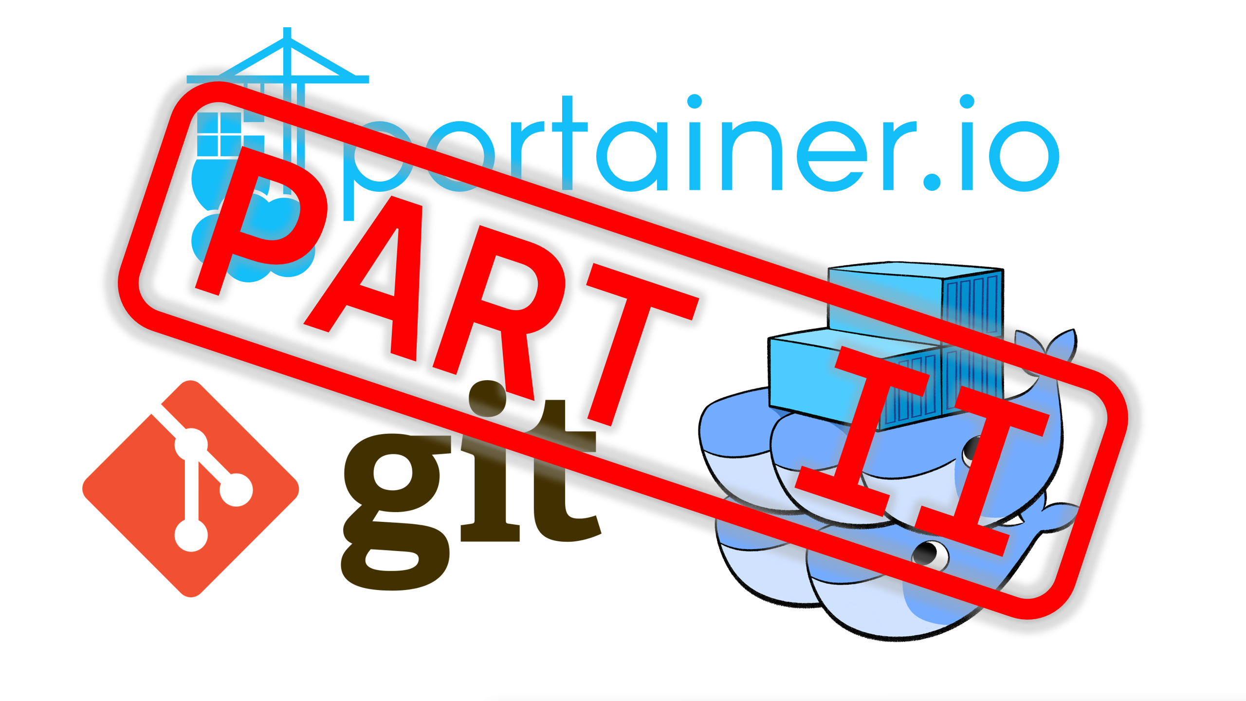 Docker container stack deployments with dependent files through Portainer