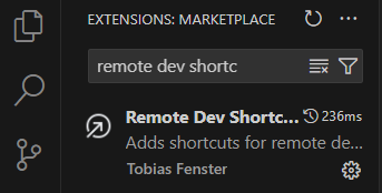 remote-dev-shortcut-screenshot